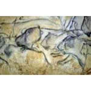 Click para ampliar. Pulsa en el nombre para ver la ficha. Leones, cueva Chauvet, Francia.